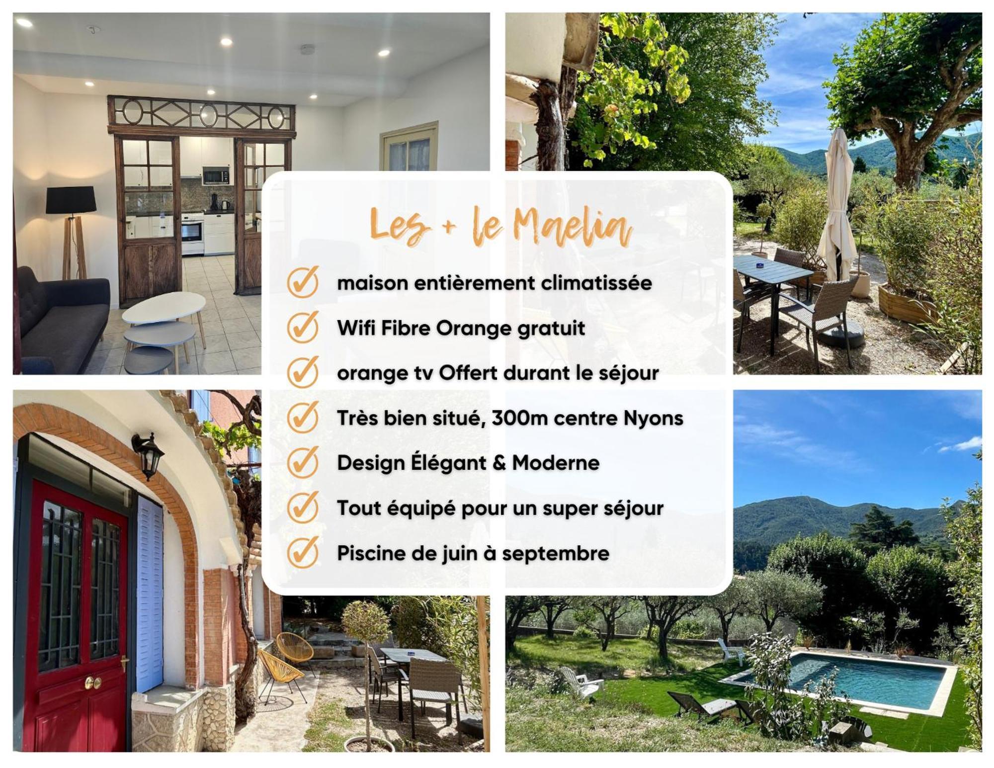 Apartamento Le Maelia Nyons Exterior foto